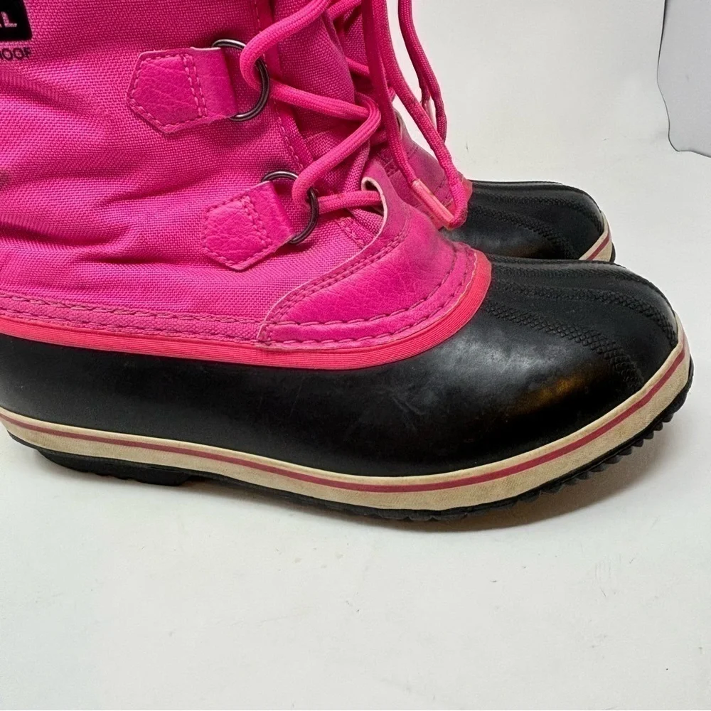 SOREL Women’s Bright Rose YOOT PAC™ Nylon Boots Waterproof Wool Lining S…